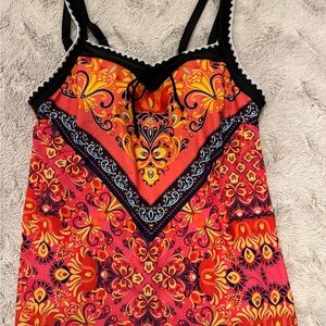 Elegant Floral Women's Swim Camisole